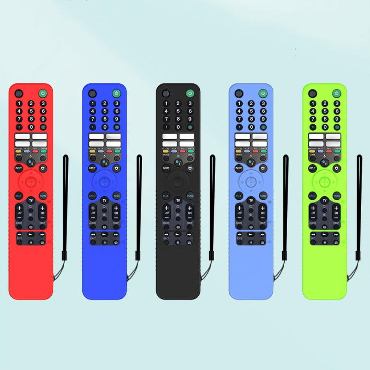Y52 For Sony RMF/MG3-TX520U Voice Remote Anti-Drop Silicone Protective Cover, For Sony RMF/MG3-TX520U(Luminous Green), For Sony RMF/MG3-TX520U(Black), For Sony RMF/MG3-TX520U(Blue), For Sony RMF/MG3-TX520U(Red), For Sony RMF/MG3-TX520U(Luminous Blue)