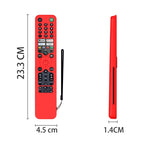 Y52 For Sony RMF/MG3-TX520U Voice Remote Anti-Drop Silicone Protective Cover, For Sony RMF/MG3-TX520U(Black), For Sony RMF/MG3-TX520U(Blue), For Sony RMF/MG3-TX520U(Red), For Sony RMF/MG3-TX520U(Luminous Blue), For Sony RMF/MG3-TX520U(Luminous Green)