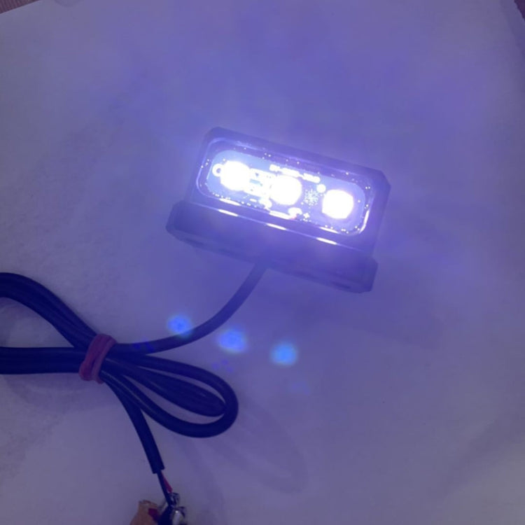 MK-114 2pcs Plane Frame CNC Aluminum Alloy LED Taillights Motorcycle License Plate Light, MK-114 Gold, MK-114 Black, MK-114 Red, MK-114 Blue
