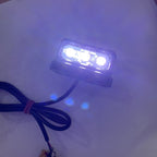 MK-114 2pcs Plane Frame CNC Aluminum Alloy LED Taillights Motorcycle License Plate Light, MK-114 Gold, MK-114 Black, MK-114 Red, MK-114 Blue