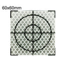 FP001 Diamond Tunnel Mapping Reflective Sticker Monitoring Measurement Point Sticker, Size: 60x60mm, 60x60mm, 60x60mm With Triangle