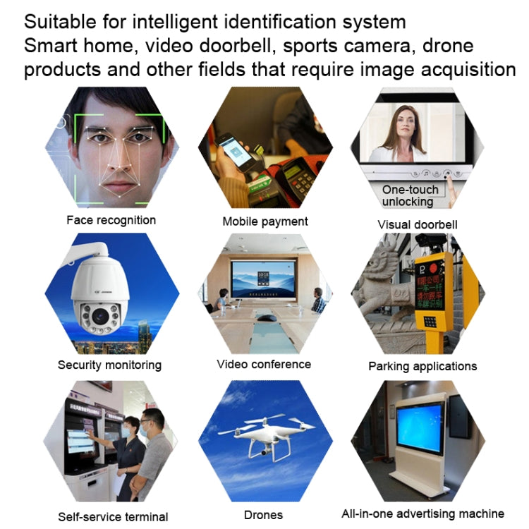 AS-2MUSB12 J1 2MP GC02M2 Wide Angle Monitoring Smart Home USB Driver-Free Camera Module, AS-2MUSB12
