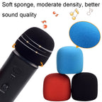 For Blue Yeti Pro Anti-Pop and Windproof Sponge/Fluffy Microphone Cover, Black Sponge, Gray Hair