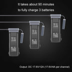 for DJI Mavic 3 YX 1 to 5 Charger With Switch