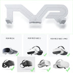 Wall Bracket Display Stand For Meta Quest 2/Pico Neo 3/Pico 4/Pro VR Accessories, Wall Bracket White, Wall Bracket Black