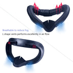 For Meta Quest 2 VR Headset 6pcs/set Replacement Face Eye Pad Cushion, 6pcs/set Face Eye Pad