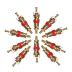 10pcs /Set Valve Core Gas Needle Car Tires Universal Vacuum Tire Exhaust Valve