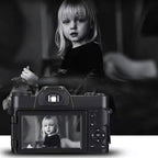 R10 4K HD 48MP Retro Foldable Screen Digital Camera, R10 Simple Version