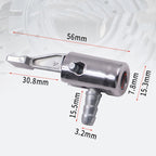 2pcs Vehicle Inflatable Pump Tube Joint Tire Mouth Gas Mouth Tube Fast Connector, Inflatable Pump Adapter, Inflatable Pump Adapter No Deflating, Inflatable Pump Adapter Relieved
