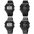 SKMEI 1875 Men Outdoor Electronic Watch Timing Multi-Functional Watch, Style:, 1875 Steel Band Black Machine, 1875 Silicone Band White Machine, 1875 Silicone Band Black Machine, 1875 Steel Band White Machine
