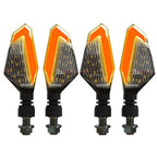 MK-236 4pcs 22LED Motorcycle V Line Two Color Turning Light Signal Angle Light, MK-236 (Yellow Red), MK-236 (Yellow Blue), MK-236 (Yellow White)