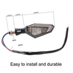 MK-236 4pcs 22LED Motorcycle V Line Two Color Turning Light Signal Angle Light, MK-236 (Yellow Red), MK-236 (Yellow Blue), MK-236 (Yellow White)