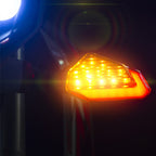 MK-236 4pcs 22LED Motorcycle V Line Two Color Turning Light Signal Angle Light, MK-236 (Yellow Red), MK-236 (Yellow Blue), MK-236 (Yellow White)