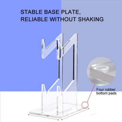 Acrylic Double Layer Game Handle Storage Bracket for PS4/ PS5/PS3, For PS4/ PS5/PS3