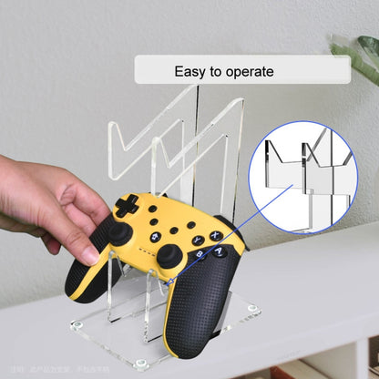 Acrylic Double Layer Game Handle Storage Bracket for PS4/ PS5/PS3, For PS4/ PS5/PS3
