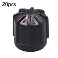 20pcs Car Air Conditioner Dustproof Plastic Valve Leakproof Cap, Large, Small