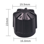 20pcs Car Air Conditioner Dustproof Plastic Valve Leakproof Cap, Large, Small