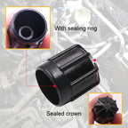 20pcs Car Air Conditioner Dustproof Plastic Valve Leakproof Cap, Large, Small