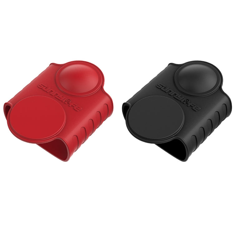 For Insta360 One X2 Sunnylife ST-Q9420 Silicone Protective Case, For Insta360 One X2 Red Lens Screen Case, For Insta360 One X2 Black Lens Screen Case, For Insta360 One X2 Black Body Case+Lanyard Rope