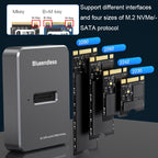 Blueendless SD03 M.2 SATA/NVME Dual Protocol Solid-State Hard Disk Base, SD03 (M.2 SATA/NVME Dual Protocol)