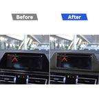 For 2019-2024 BMW 8 Series G14 Right-hand Drive 2pcs /Set Navigation Screen Frame Sticker, Right-hand Drive