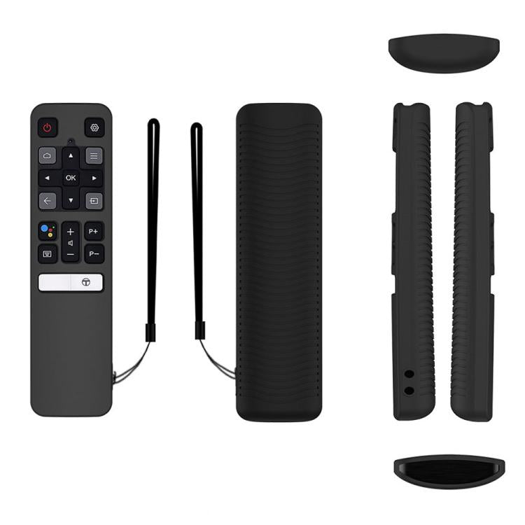 For TCL RC802V FMR1 FNR1 Y40 TV Remote Control Anti-Drop Silicone Protective Case, For TCL RC802V FMR1 FNR1(Red), For TCL RC802V FMR1 FNR1(Luminous Blue), For TCL RC802V FMR1 FNR1(Luminous Green), For TCL RC802V FMR1 FNR1(Black)                        ...