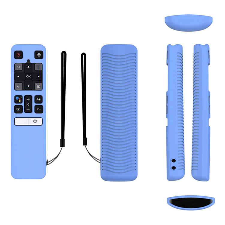 For TCL RC802V FMR1 FNR1 Y40 TV Remote Control Anti-Drop Silicone Protective Case, For TCL RC802V FMR1 FNR1(Red), For TCL RC802V FMR1 FNR1(Luminous Blue), For TCL RC802V FMR1 FNR1(Luminous Green), For TCL RC802V FMR1 FNR1(Black)                        ...
