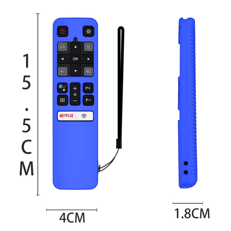 For TCL RC802V FMR1 FNR1 Y40 TV Remote Control Anti-Drop Silicone Protective Case, For TCL RC802V FMR1 FNR1(Black), For TCL RC802V FMR1 FNR1(Blue), For TCL RC802V FMR1 FNR1(Red), For TCL RC802V FMR1 FNR1(Luminous Blue)                                  ...