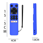 For TCL RC802V FMR1 FNR1 Y40 TV Remote Control Anti-Drop Silicone Protective Case, For TCL RC802V FMR1 FNR1(Black), For TCL RC802V FMR1 FNR1(Blue), For TCL RC802V FMR1 FNR1(Red), For TCL RC802V FMR1 FNR1(Luminous Blue)                                  ...