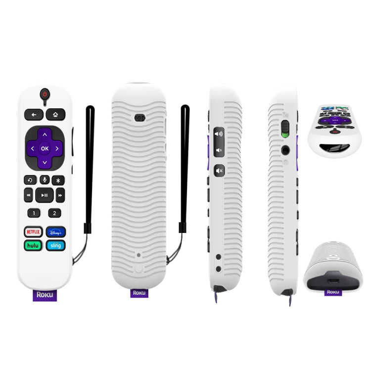 For TCL Roku Voice Remote Pro Y30 Remote Control Shockproof Silicone Protective Case, For TCL Roku Voice Remote Pro(Luminous White), For TCL Roku Voice Remote Pro(Black), For TCL Roku Voice Remote Pro(Orange), For TCL Roku Voice Remote Pro(Red)        ...