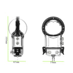 For Insta360 X3 Camera Waterproof Case Sealed Diving Shell (Neutral Without Logo), Neutral Without Logo
