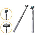 TELESIN 1.2m Carbon Fiber Monopod Selfie Stick With 1/4 Screw For DJI, Insta360, GoPro and Other Action Cameras, 1.2m