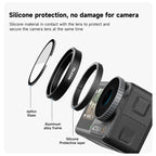 For DJI OSMO Action 3 / 4  TELESIN ND CPL Filter Set Aluminium Alloy Frame Lens, CPL+ND8/16/32