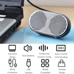 5002 USB Sound Card Computer Small Speakers Mini Desktop Audio, Sound Card
