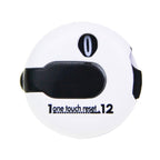 JFQ01 Golf Hat Clip Scorer Pole Marker Glove Clip Pole Gauge Golf Scorer, 12 Strokes White, 12 Strokes Black, 12 Strokes Pink, 12 Strokes White Black