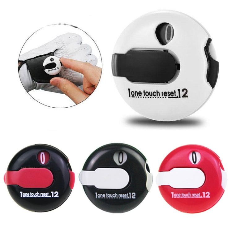 JFQ01 Golf Hat Clip Scorer Pole Marker Glove Clip Pole Gauge Golf Scorer, 12 Strokes White, 12 Strokes Black, 12 Strokes Pink, 12 Strokes White Black