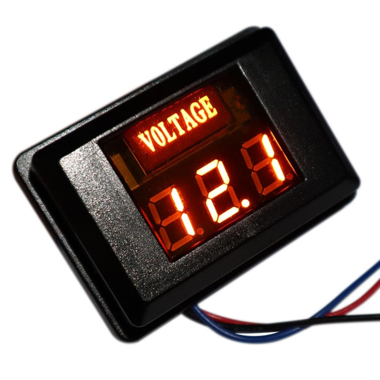 DES-2 Car Battery Voltage Meter DC LED Digital Display 12V Motorcycle RV Yacht Voltage Meter Detector, DES-2 Voltage Meter Red, DES-2 Voltage Meter Blue, DES-2 Voltage Meter Orange, DES-2 Voltage Meter White, DES-2 Voltage Meter Green