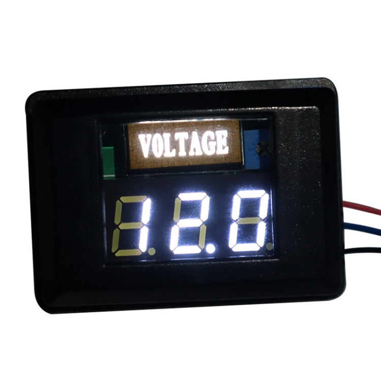 DES-2 Car Battery Voltage Meter DC LED Digital Display 12V Motorcycle RV Yacht Voltage Meter Detector, DES-2 Voltage Meter Red, DES-2 Voltage Meter Blue, DES-2 Voltage Meter Orange, DES-2 Voltage Meter White, DES-2 Voltage Meter Green