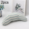 2pcs Children Neck Headrest Comfortable Shoulder Cover Car Neck Guard Pillow, 2pcs (Green Stripe), 2pcs (Blue Gray Strip), 2pcs (Gray Strip), 2pcs (Green Strip), 2pcs (Coffee Strip), 2pcs (Gray Stripe), 2pcs (Brown Stripe), 2pcs (Pink Stripe)