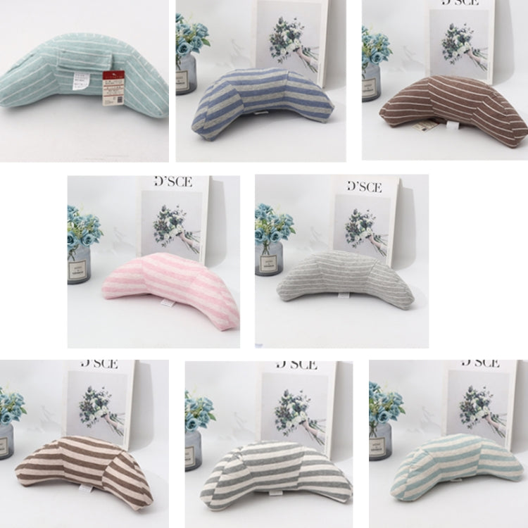 2pcs Children Neck Headrest Comfortable Shoulder Cover Car Neck Guard Pillow, 2pcs (Green Stripe), 2pcs (Blue Gray Strip), 2pcs (Gray Strip), 2pcs (Green Strip), 2pcs (Coffee Strip), 2pcs (Gray Stripe), 2pcs (Brown Stripe), 2pcs (Pink Stripe)