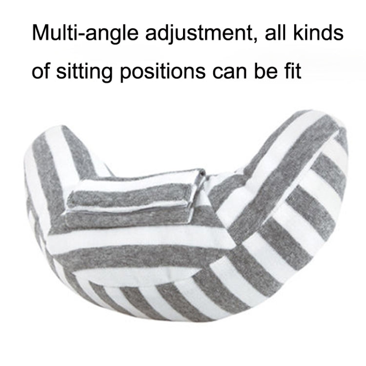 2pcs Children Neck Headrest Comfortable Shoulder Cover Car Neck Guard Pillow, 2pcs (Green Stripe), 2pcs (Blue Gray Strip), 2pcs (Gray Strip), 2pcs (Green Strip), 2pcs (Coffee Strip), 2pcs (Gray Stripe), 2pcs (Brown Stripe), 2pcs (Pink Stripe)