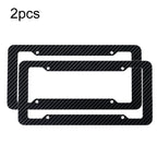 2pcs Carbon Fiber License Plate Frame Car Modification Supplies, Carbon Fiber Frame