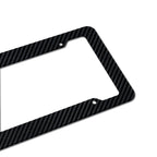 2pcs Carbon Fiber License Plate Frame Car Modification Supplies, Carbon Fiber Frame