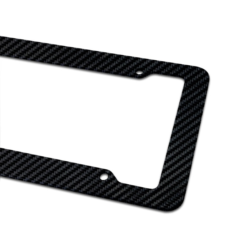 2pcs Carbon Fiber License Plate Frame Car Modification Supplies, Carbon Fiber Frame