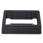 2pcs Carbon Fiber License Plate Frame Car Modification Supplies, Carbon Fiber Frame