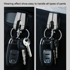 HONEST Metal Spring Clip Keychain Car Key Holder Waist Hanging Buckle