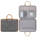 Baona Leather Fully Open Portable Waterproof Computer Bag, 13/13.3 inches, 14 inches, 15/15.6/16 inches