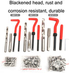 88 in 1 Car Screw Thread Repair Spark Plug Tapping Tool Tapper Tap Gripper Kit, 88 in 1
