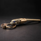 HONEST Diamond Encrusted Car Keychain Leather Cord Leopard Metal Keychain Pendant, Leather Rope Basic Black, Leather Rope Basic White, Leather Rope Basic Gold, Leather Rope Upgrade Black, Leather Rope Upgrade White, Leather Rope Upgrade Gold