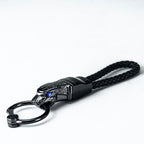 HONEST Diamond Encrusted Car Keychain Leather Cord Leopard Metal Keychain Pendant, Leather Rope Basic Black, Leather Rope Basic White, Leather Rope Basic Gold, Leather Rope Upgrade Black, Leather Rope Upgrade White, Leather Rope Upgrade Gold